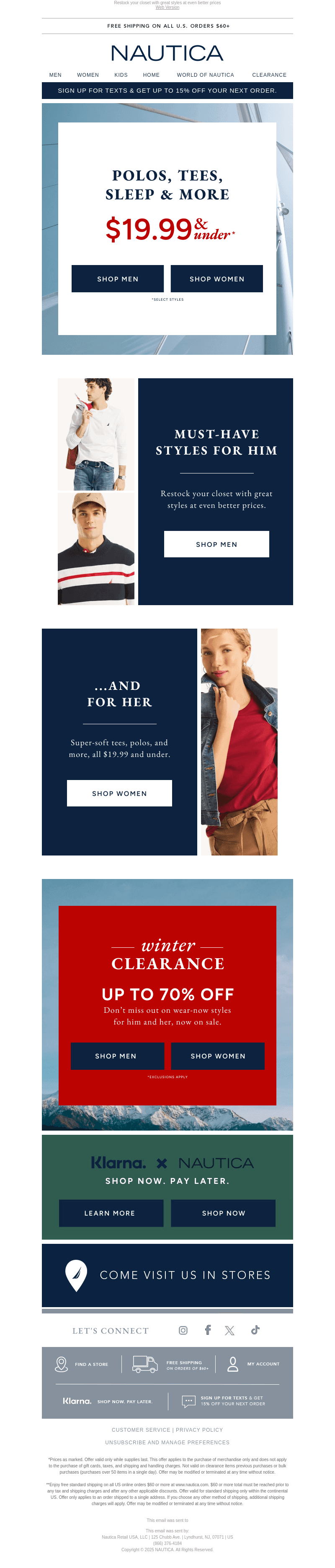 Under $20 styles for him & her inside