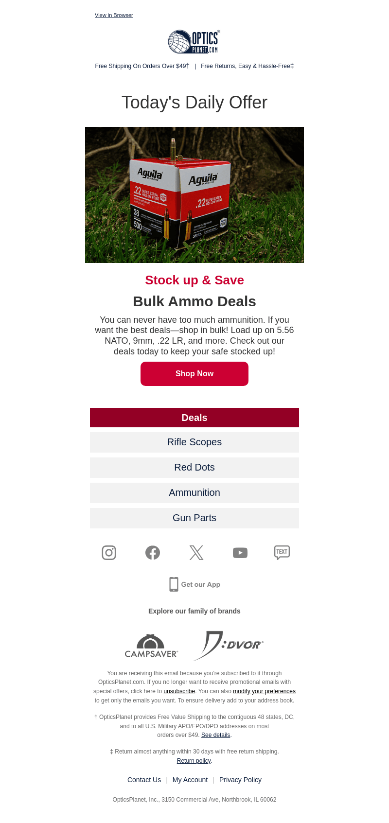 Great Deals on Bulk Ammo