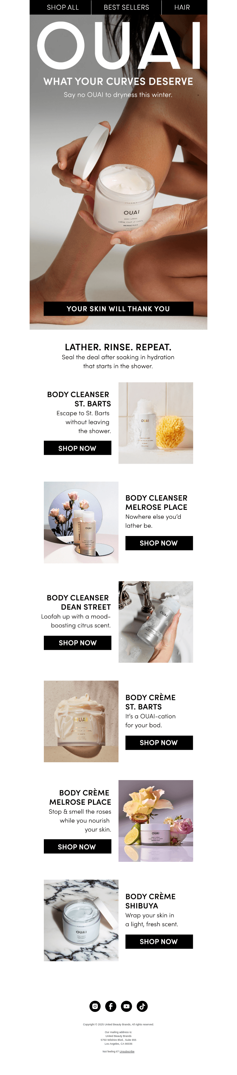 All the OUAI hydrated