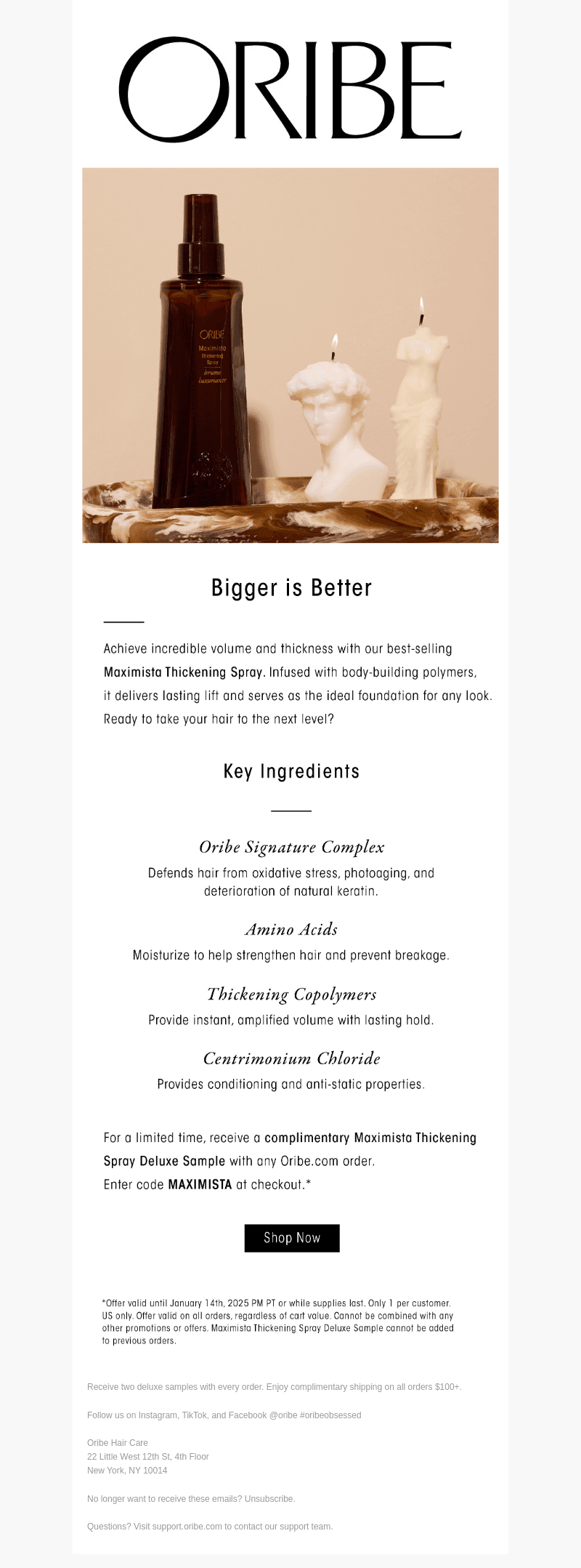 Bigger is Better | Complimentary Gift with Every Purchase