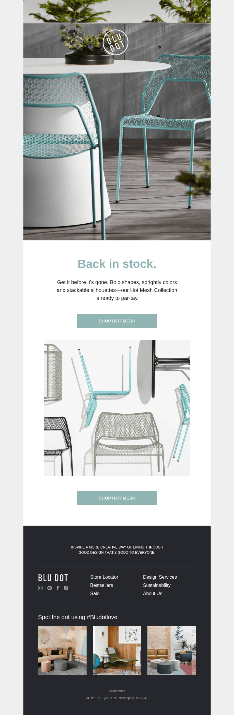 Hot Mesh is back in stock!