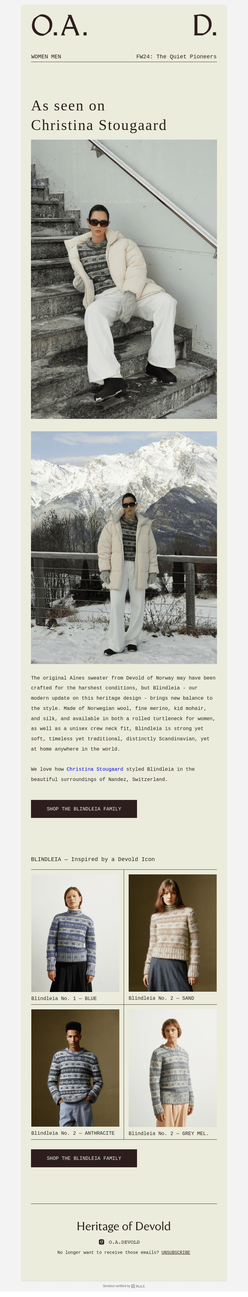 SEEN ON — Christina Stougaard