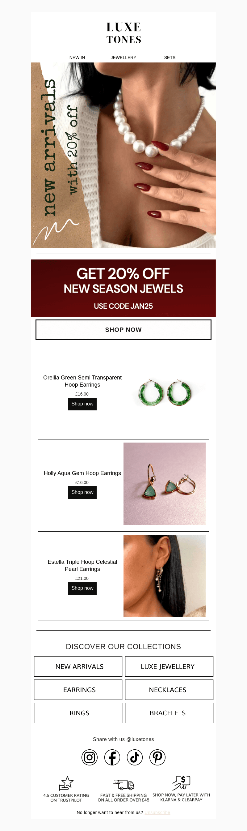 New Year Gift | 20% OFF EVERYTHING 💕