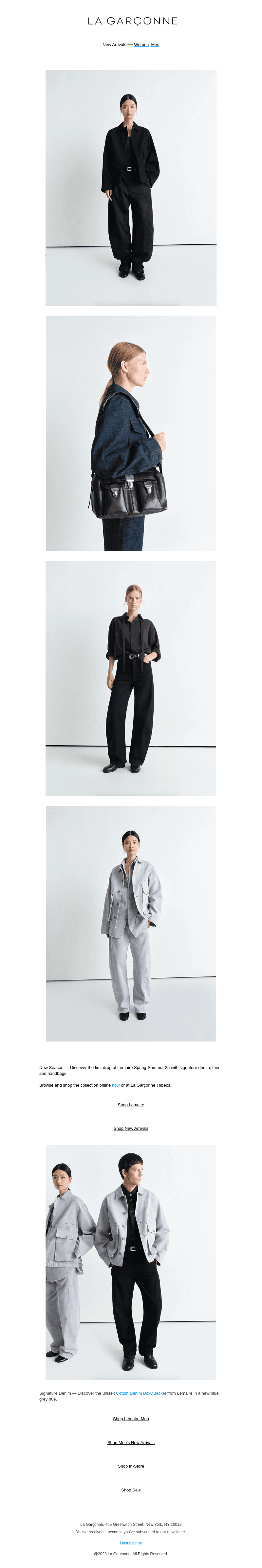 FIrst Pieces — Lemaire Spring/Summer 25