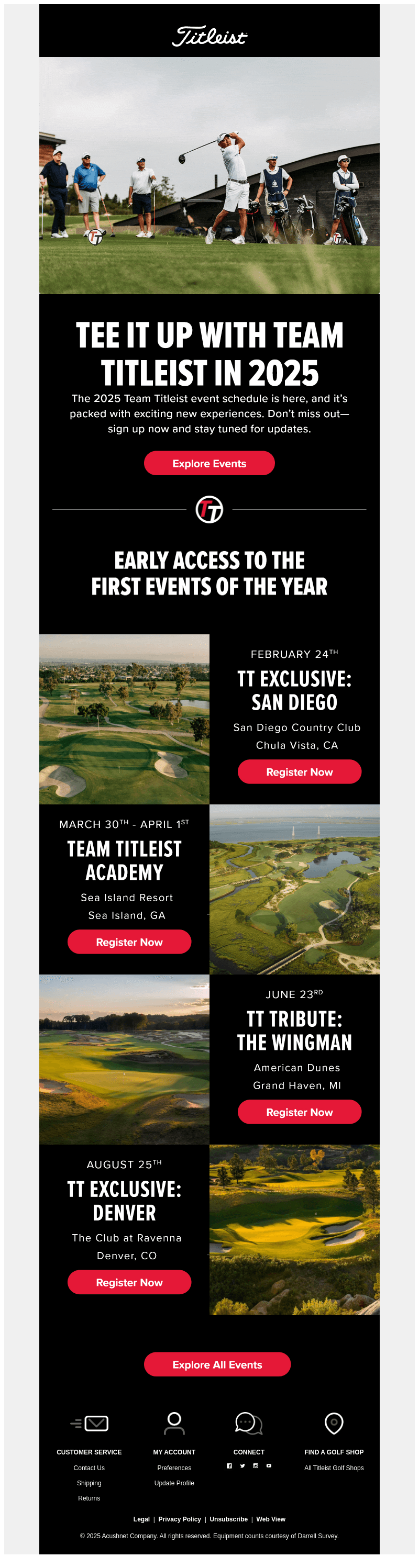 Tee It Up With Team Titleist In 2025