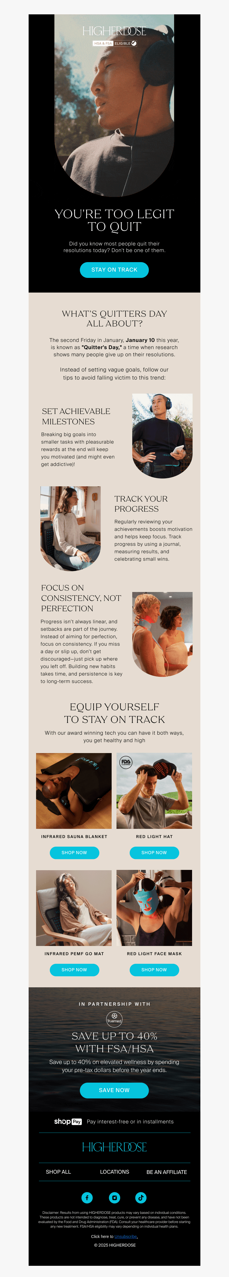 Here’s how to crush Quitters Day 💪🏻