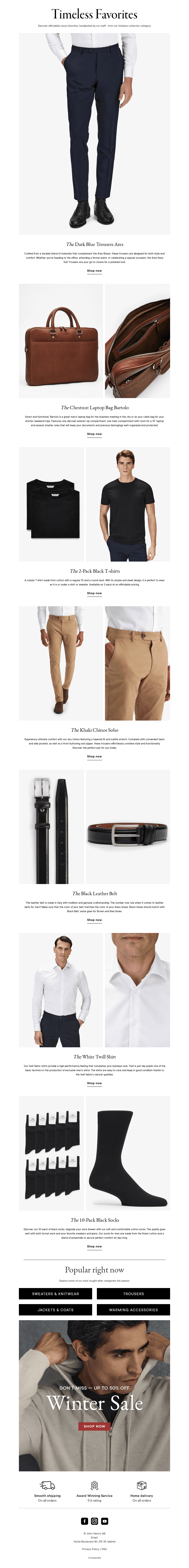 Timeless Favorites January