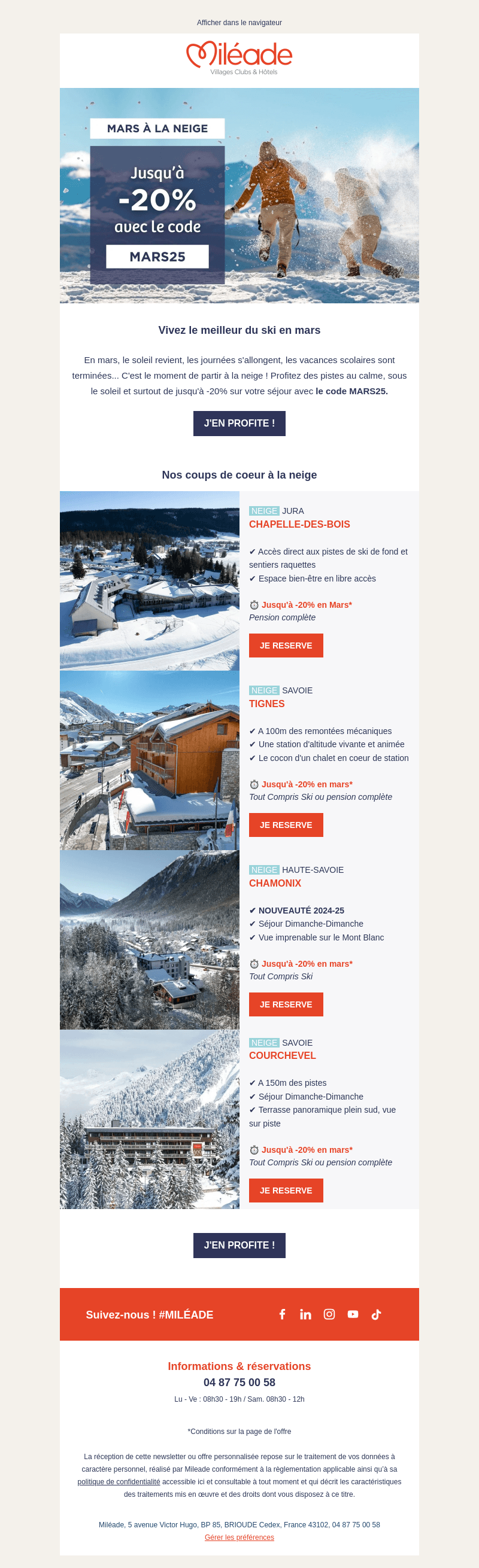 Profitez du ski en mars avec -20% ⛷️