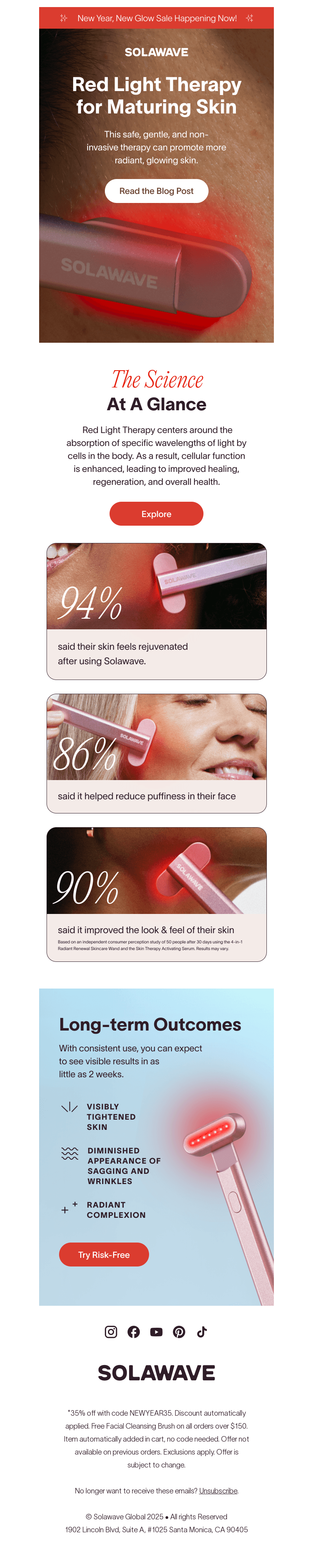 Red Light Therapy for Maturing Skin ✨