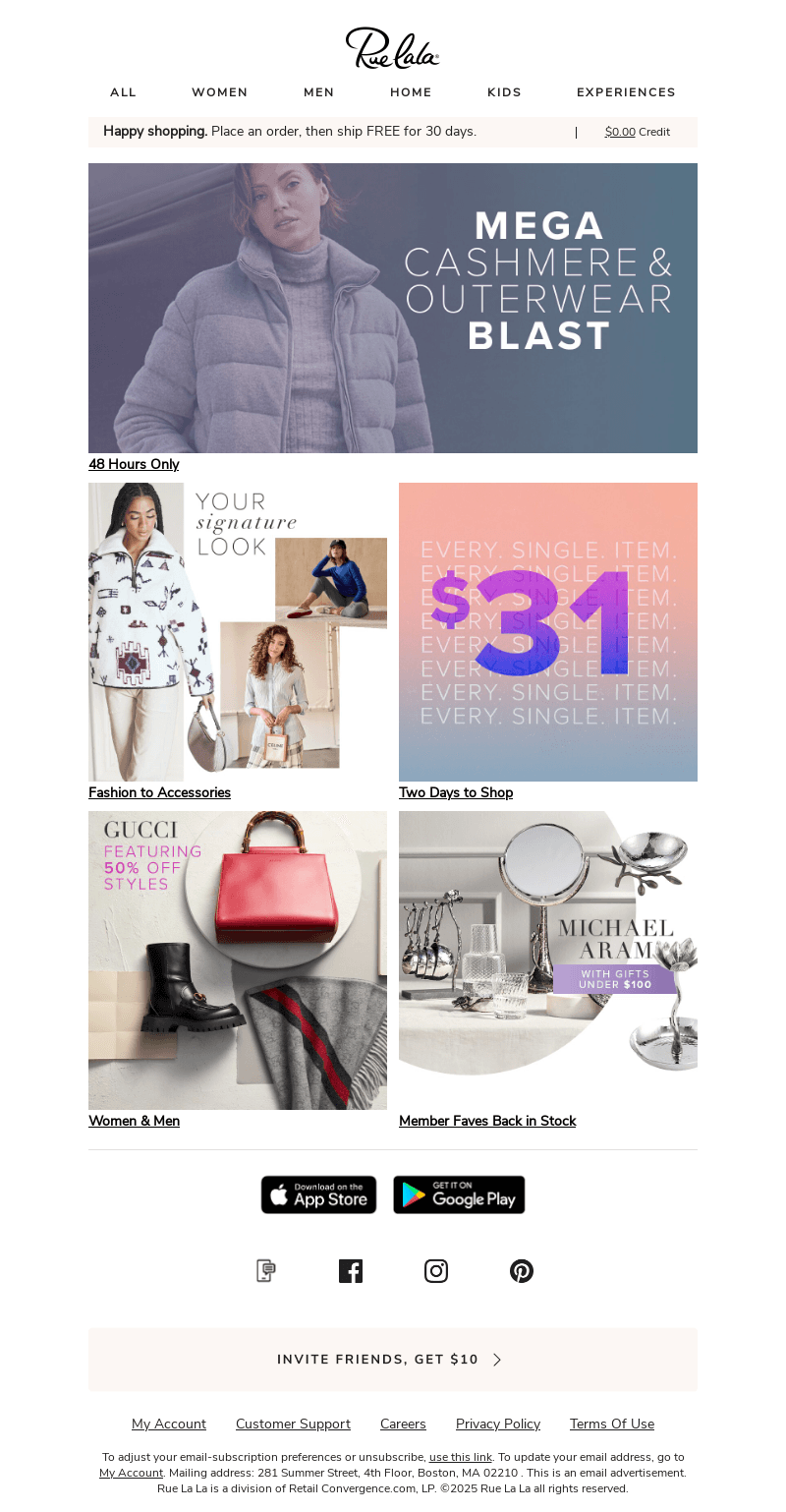 CASHMERE & OUTERWEAR ❄️ 48-HR MEGA BLAST