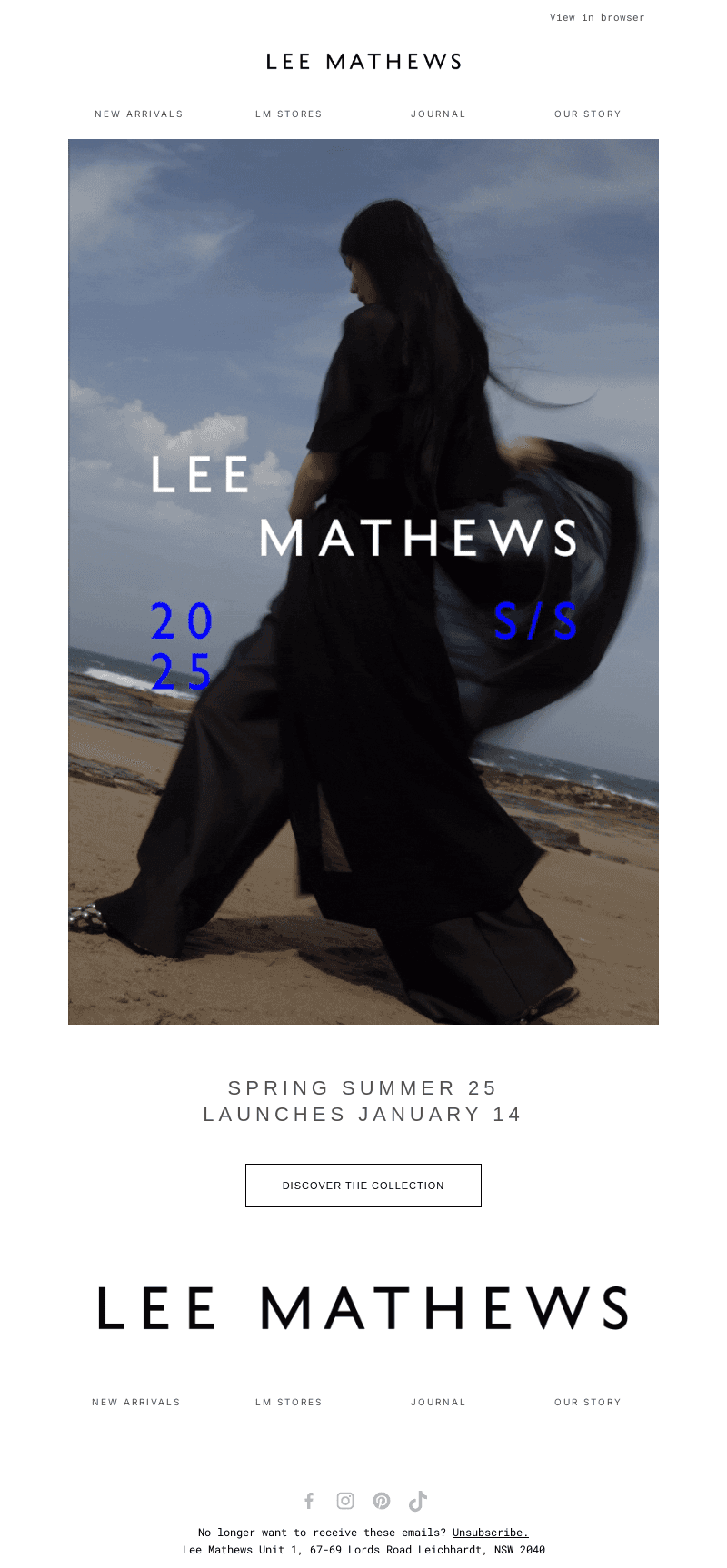Coming Soon | Spring Summer 25