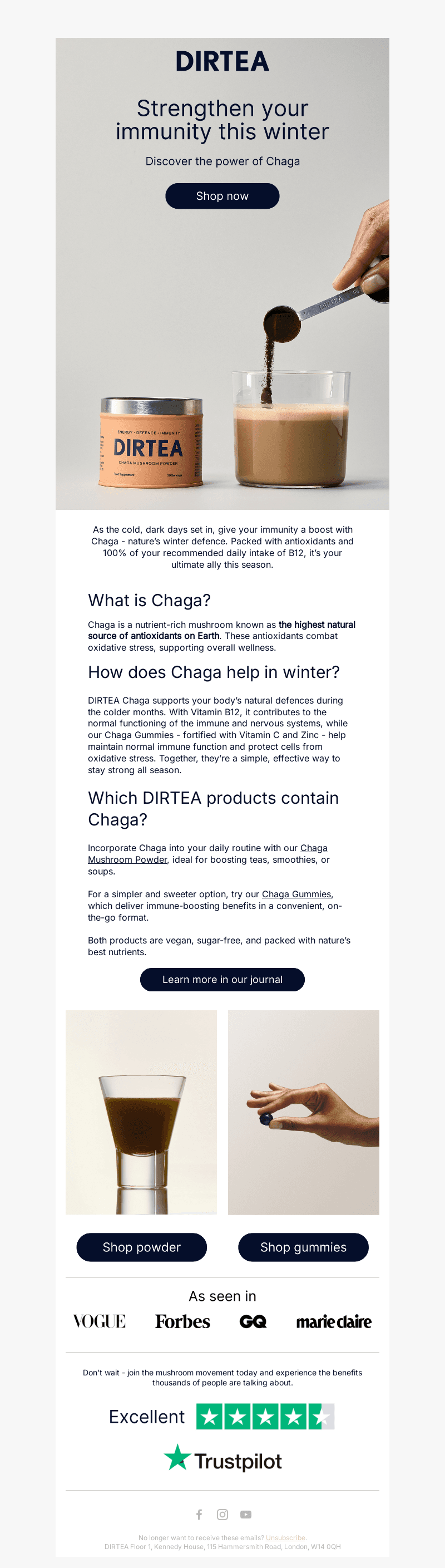 DIRTEA email from Sun, Jan 12, 2025