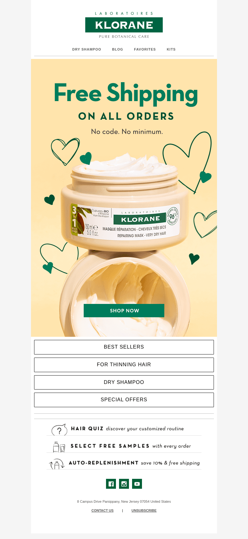 Enjoy Free Shipping on EVERYTHING ❤️