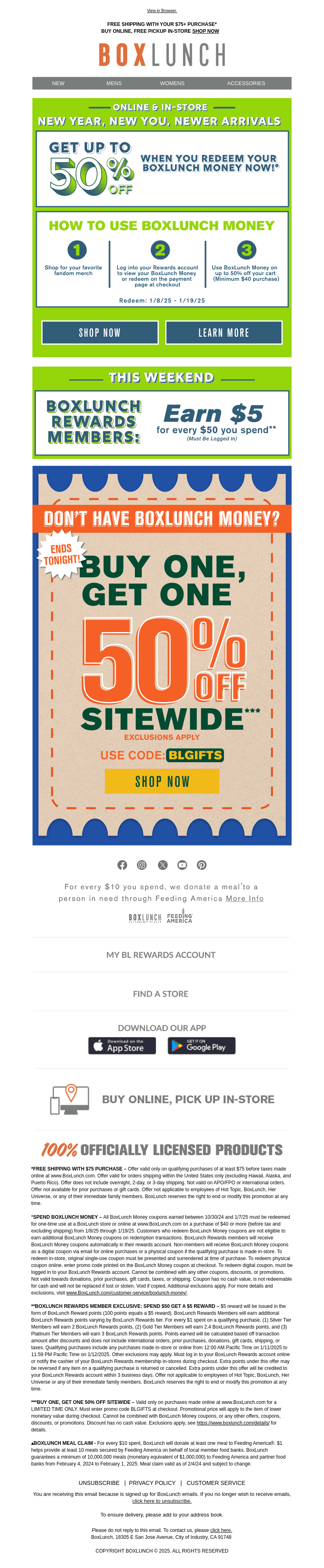This is it! BOGO 50% off ends tonight 🚨