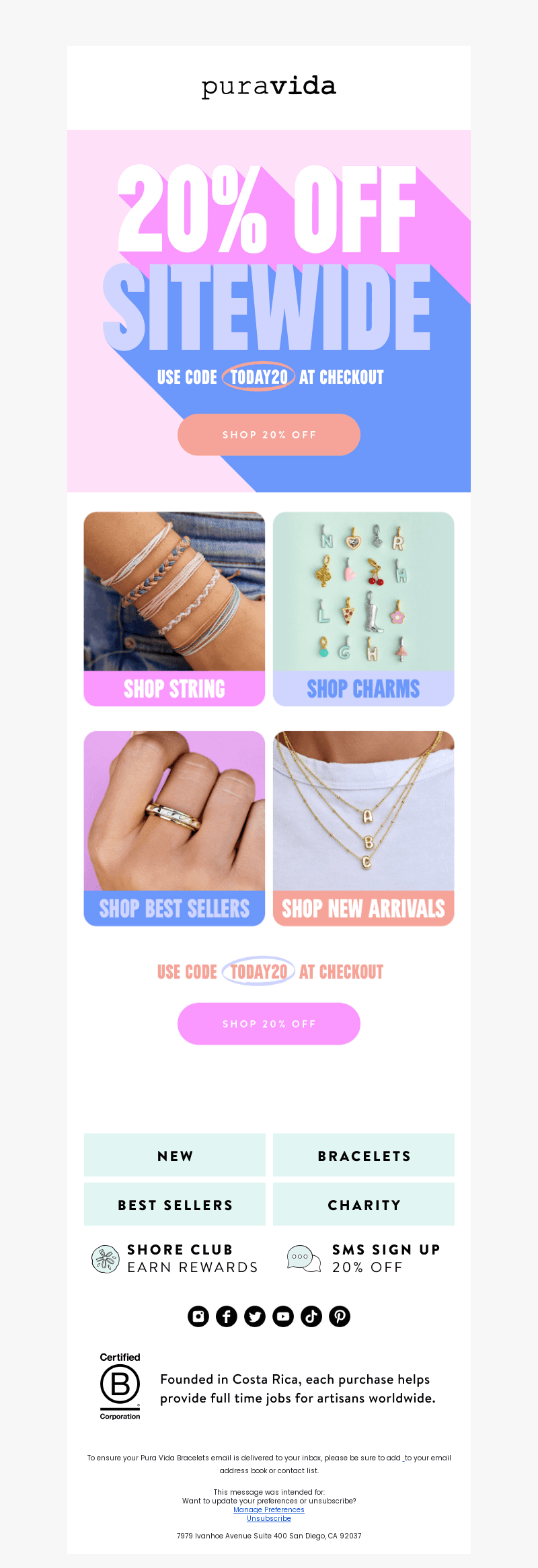 Ahem…surprise sitewide sale, today only.