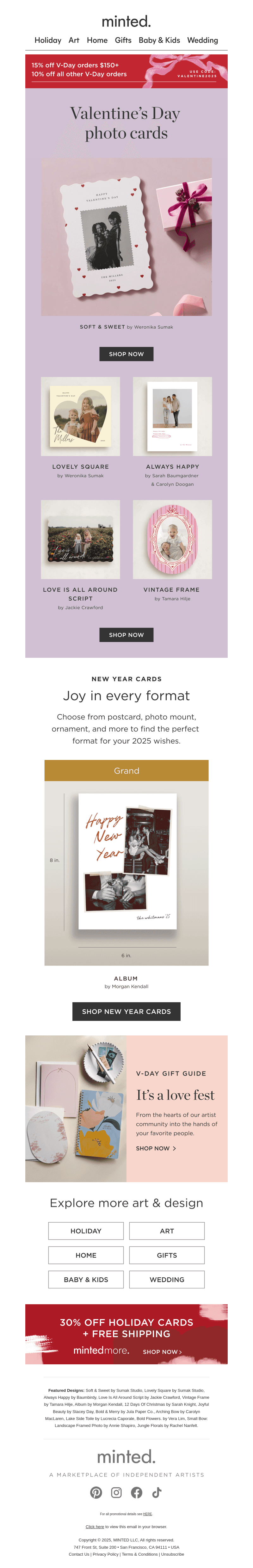 Missed the holiday card deadline?