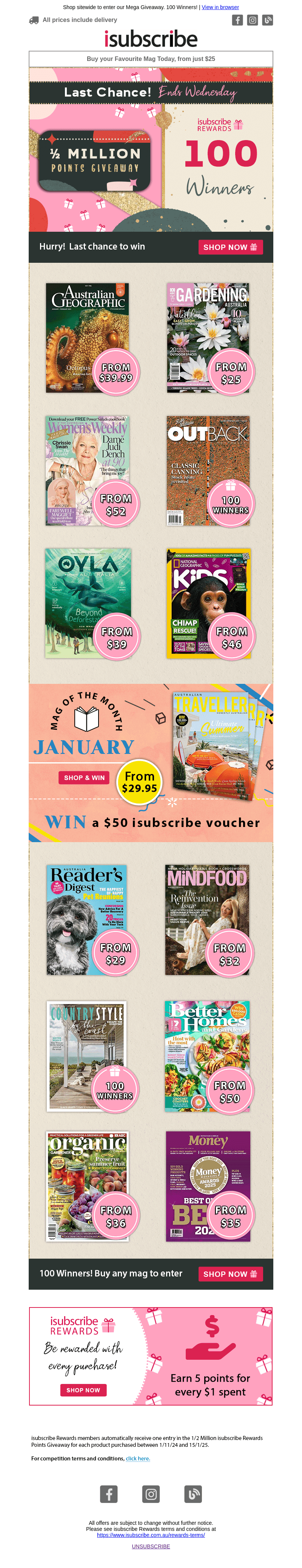iSUBSCRiBE_AU email from Mon, Jan 13, 2025