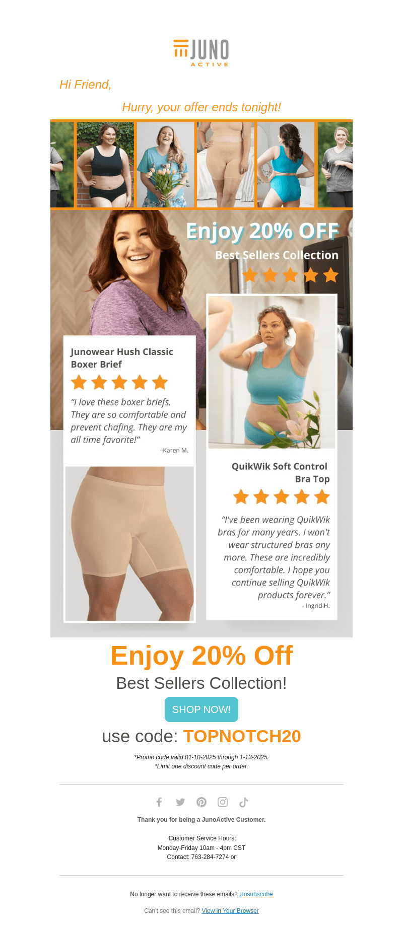 Hurry, Best Sellers Offer Ends Tonight!⏰