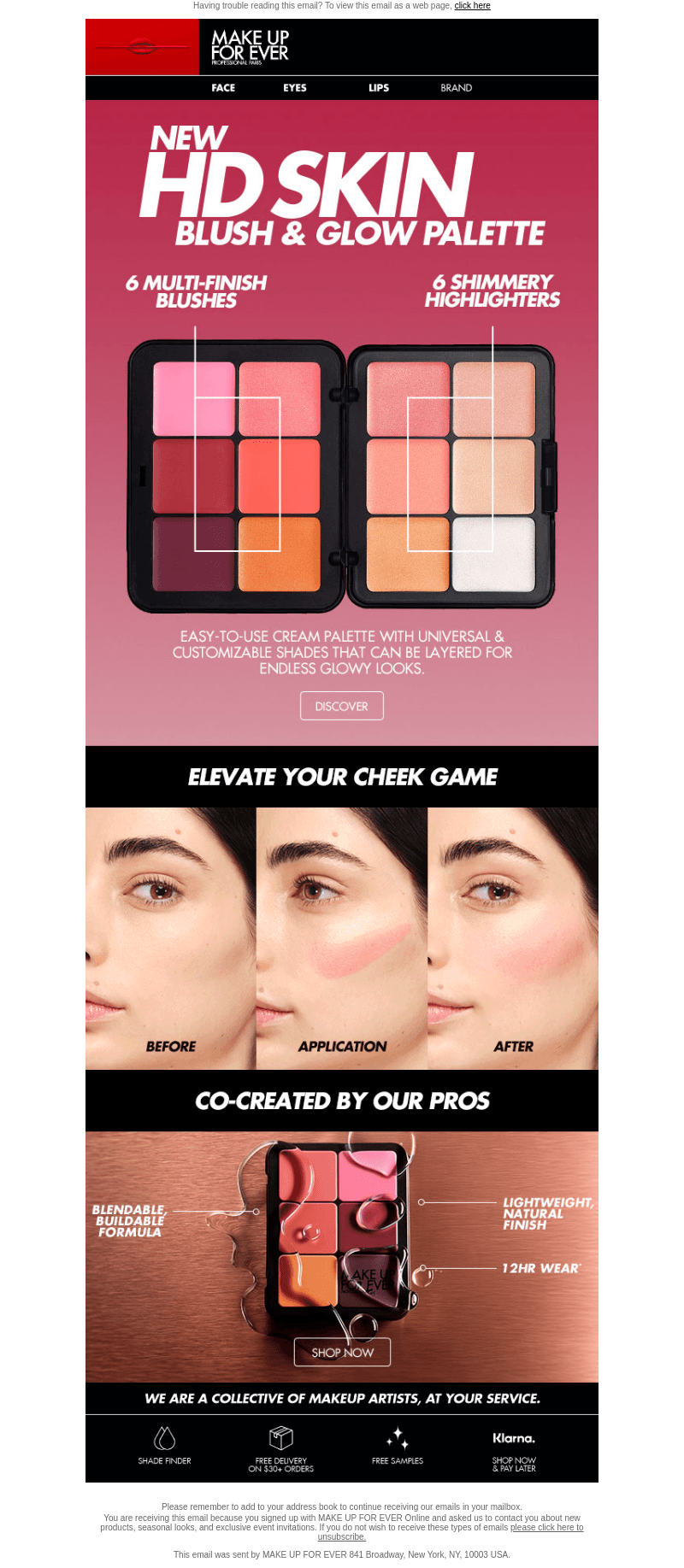6 blushes + 6 highlighters = 1 palette