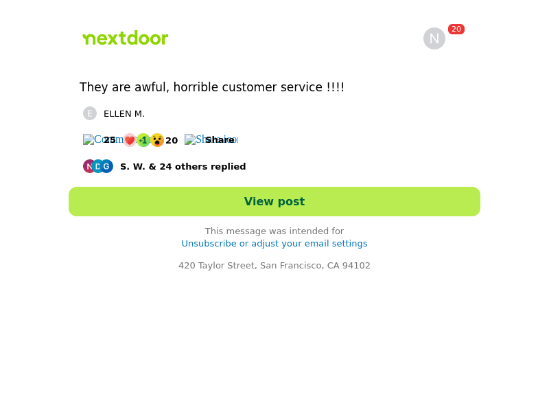 Awful, horrible customer service !!!!