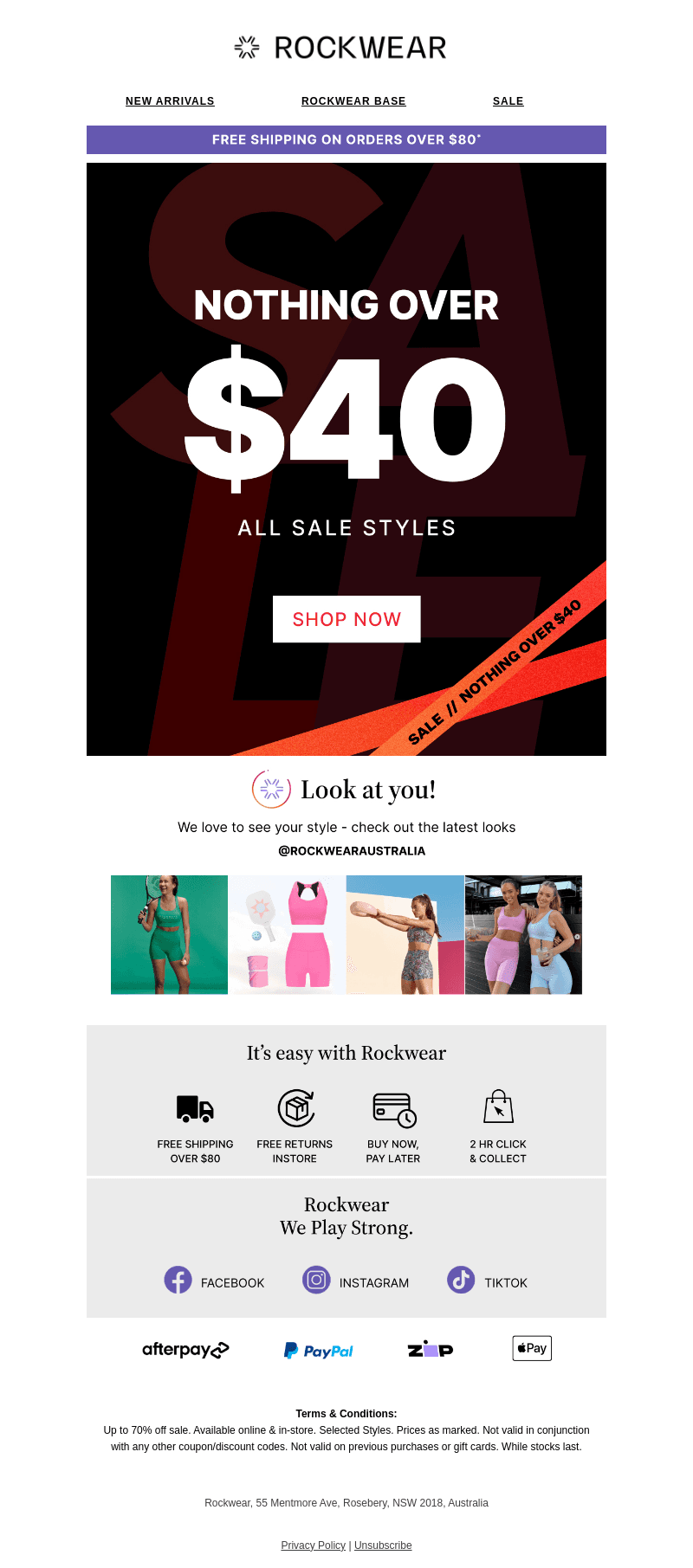NOTHING OVER $40 😱