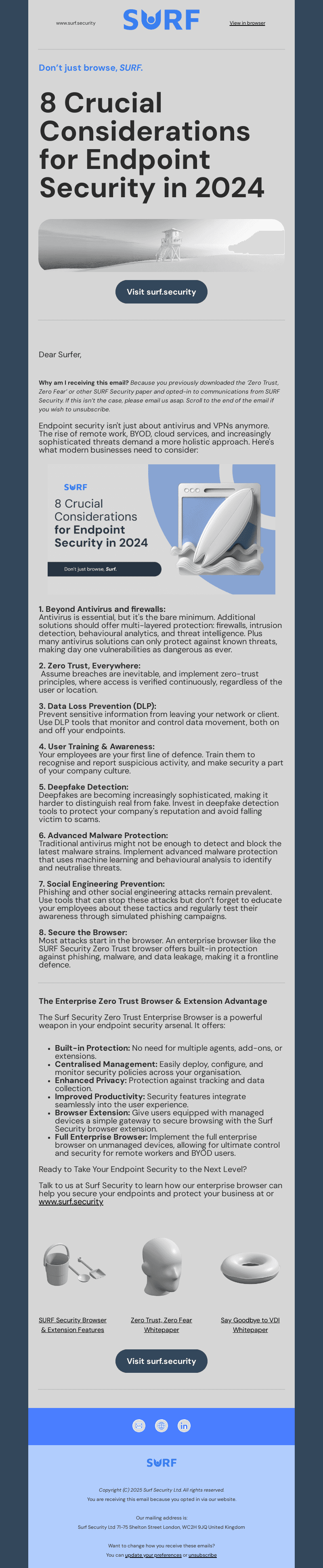 8 Crucial Considerations for Endpoint Security in 2024