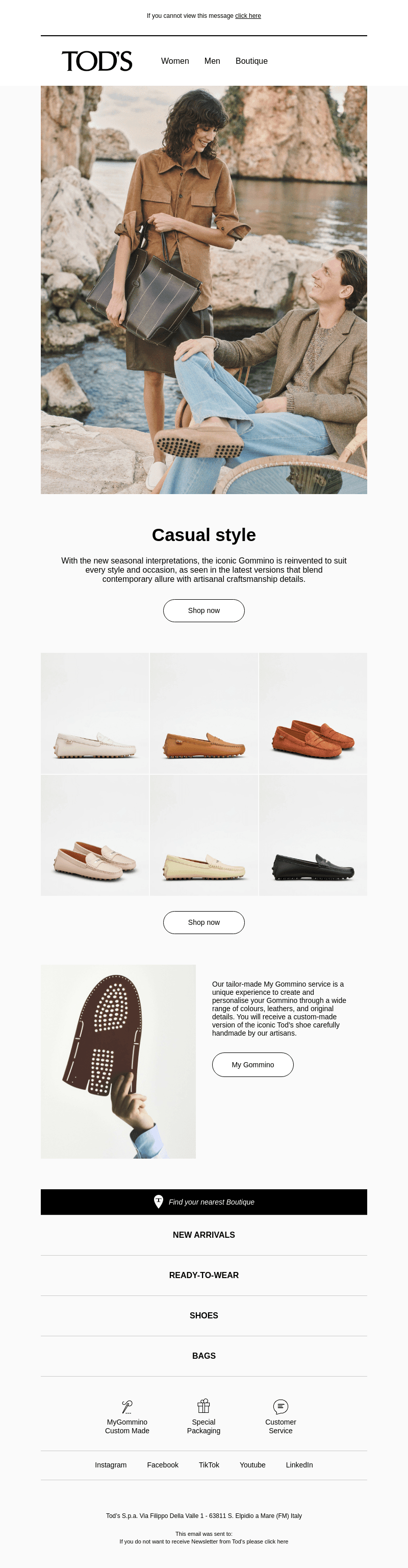 Casual style: the iconic Gommino
