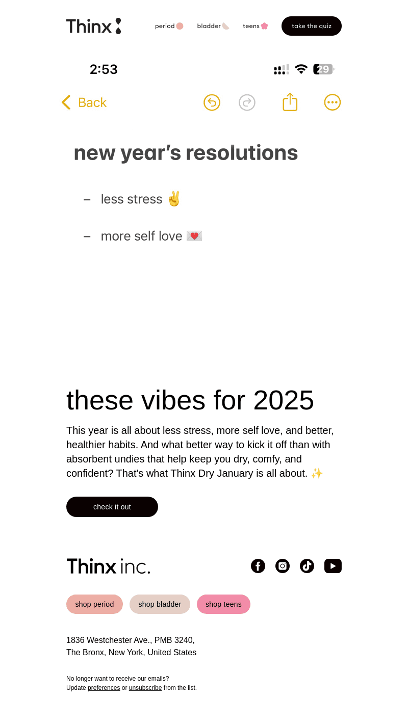2025 is feeling good