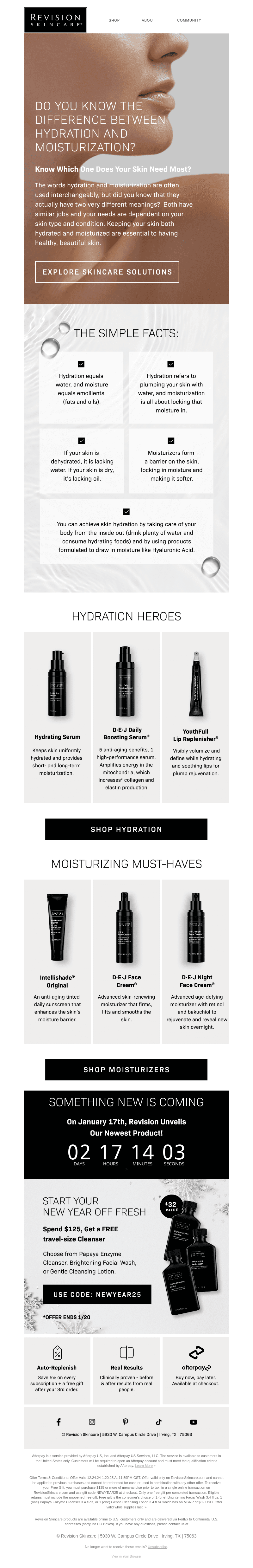 Do You Know the Difference Between Hydration and Moisturization?