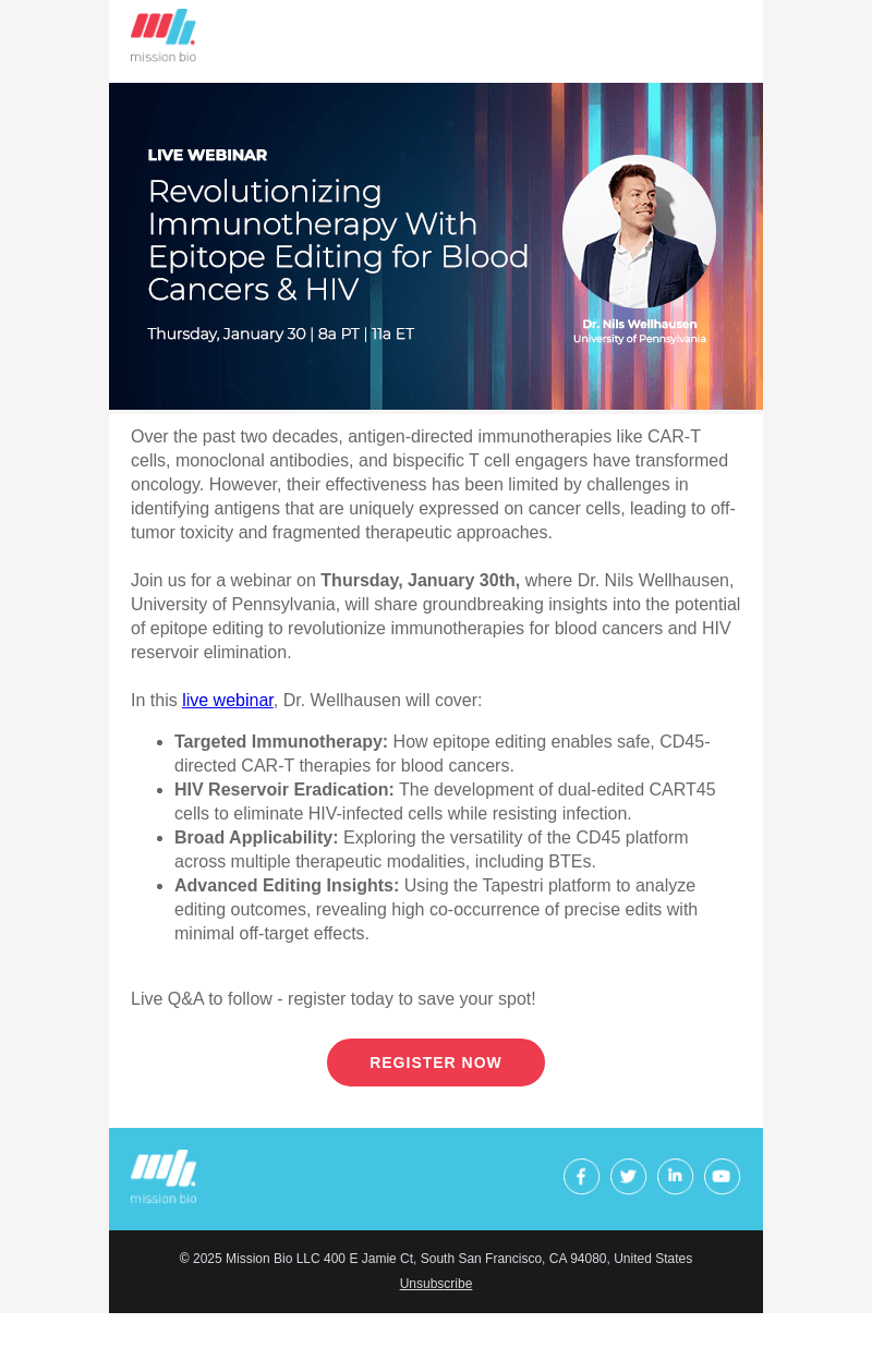Webinar: Advancing Immunotherapy with Epitope Editing and Single-Cell Base Editing Analysis