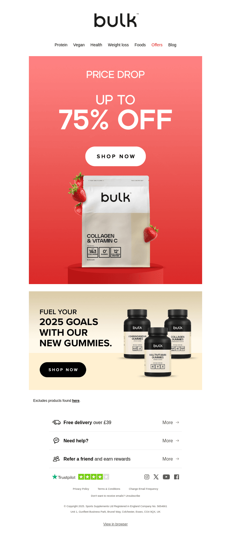 Start strong. Stay strong. 75% price drop 📣