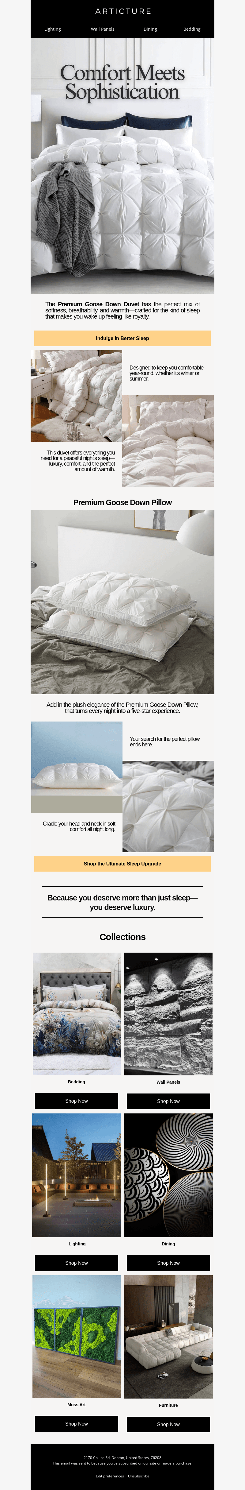 Your Luxe Sleep Awaits