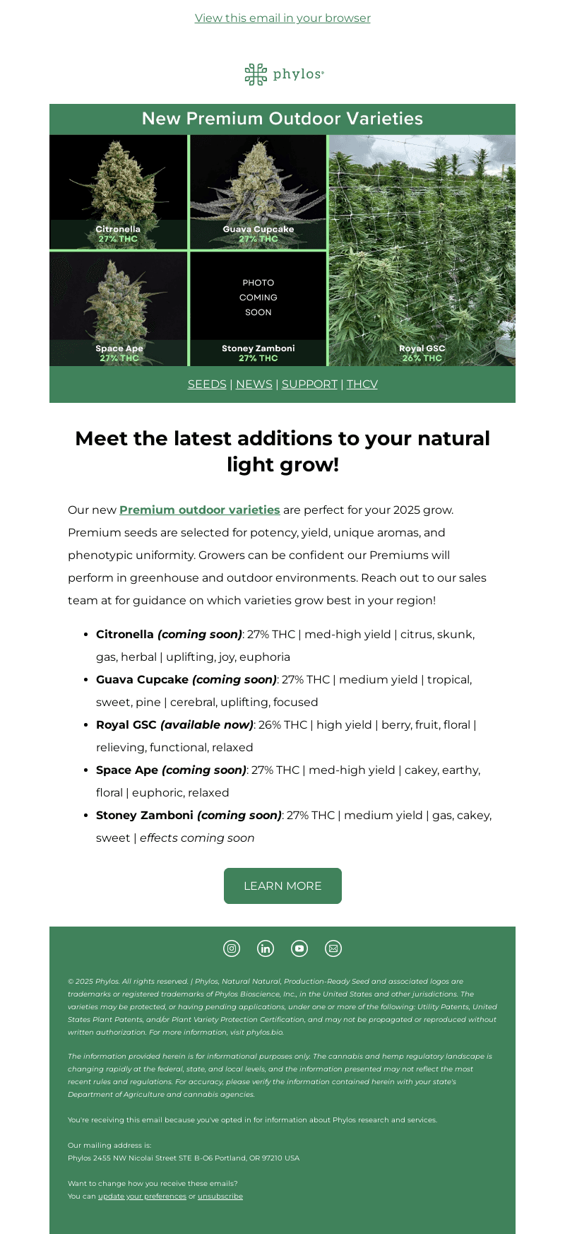 Phylos email from Tue, Jan 14, 2025