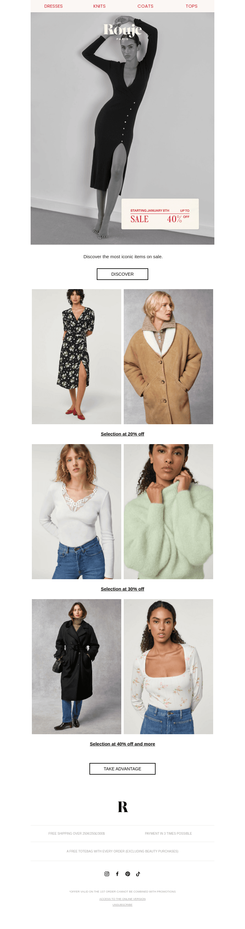 The sale's bestsellers