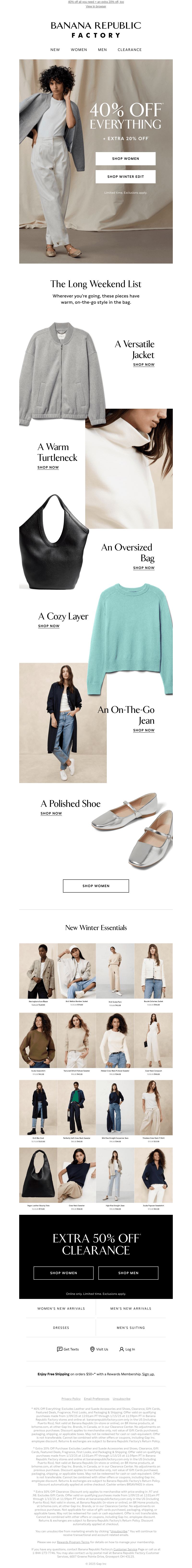 Your long weekend checklist is here