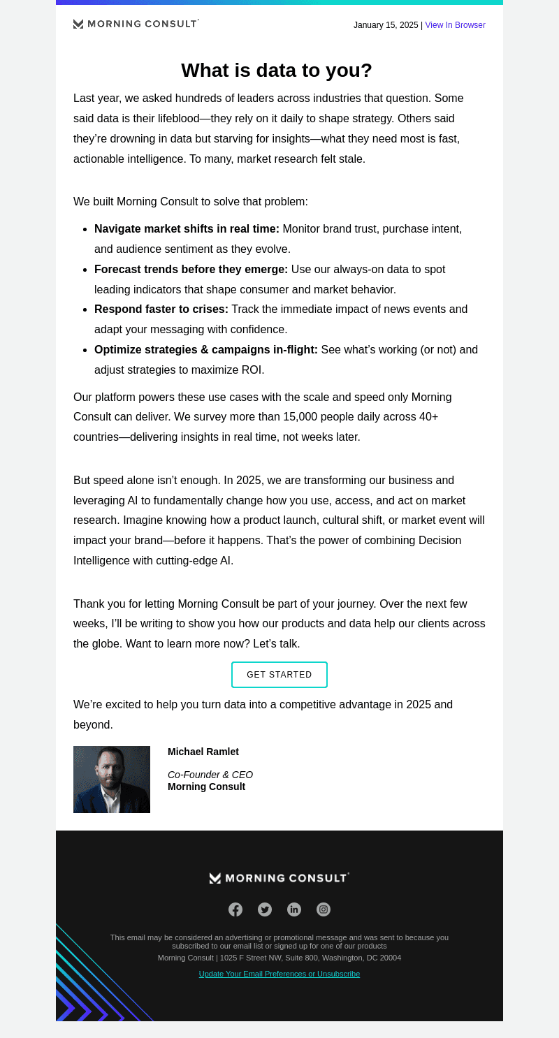 A letter from our CEO