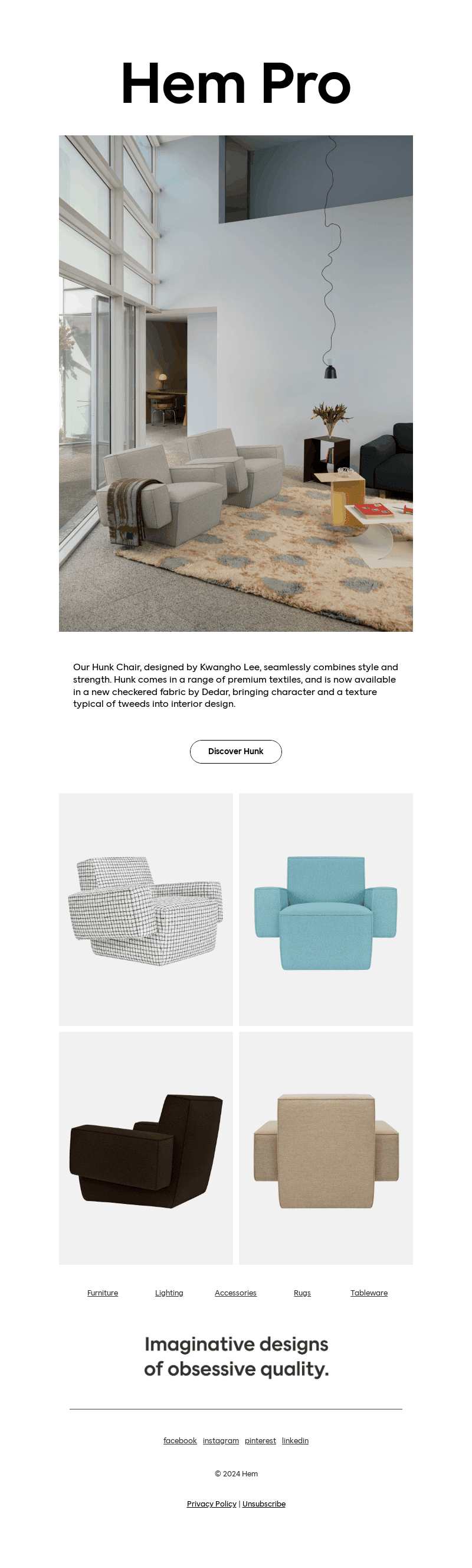 Hunk Chair is extra in every way