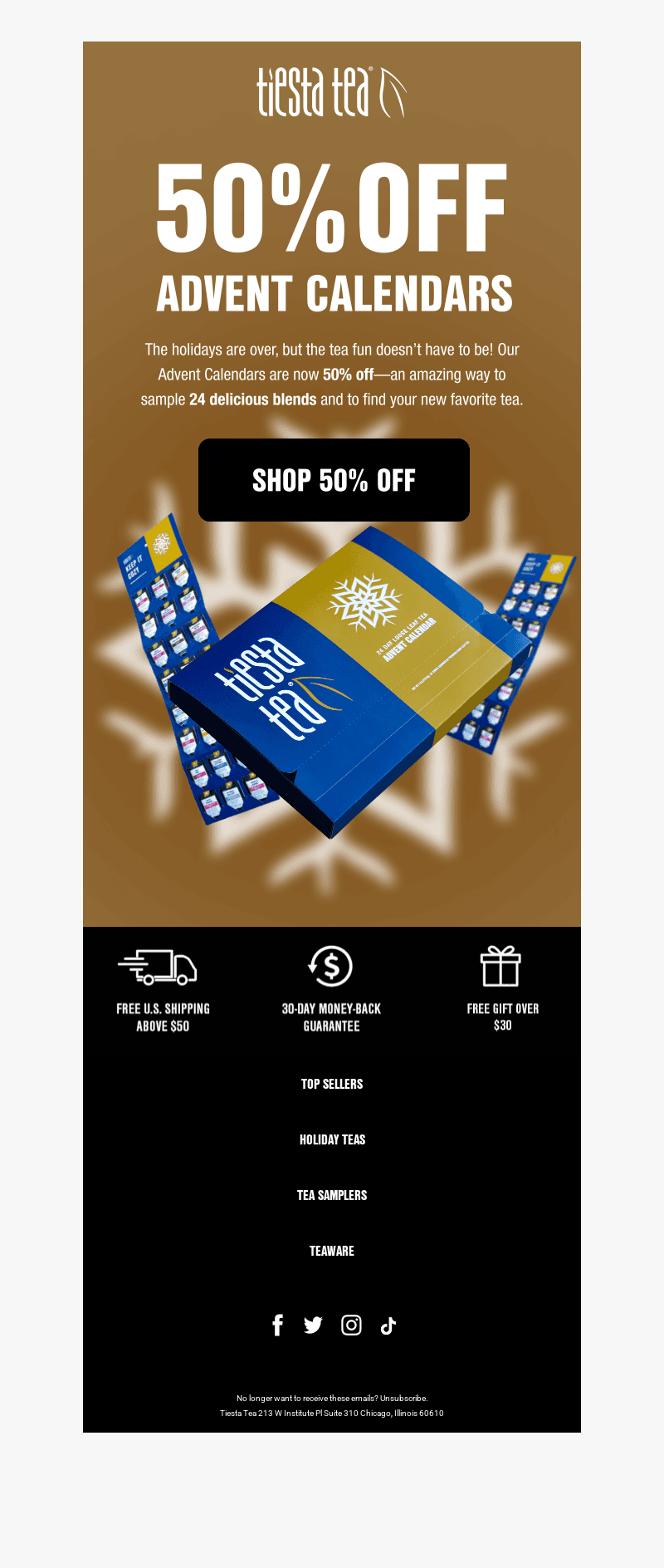 50% Off Advent Calendars! 🎉