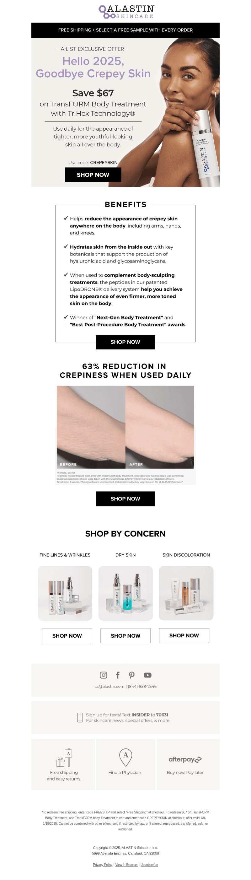 Final Day! Save on TransFORM Body Treatment