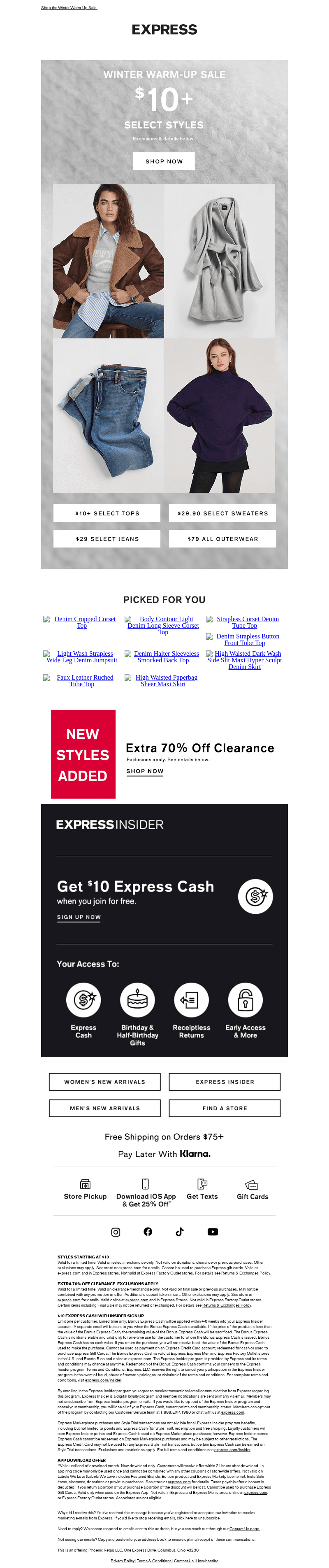 Winter closet need a refresh? $10+ SALE STYLES