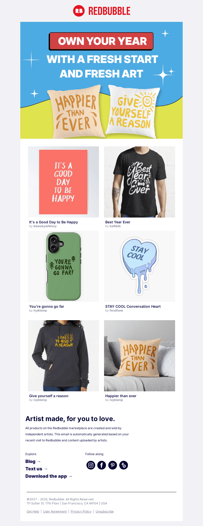 Ready to make 2025 yours? Do it one design at a time