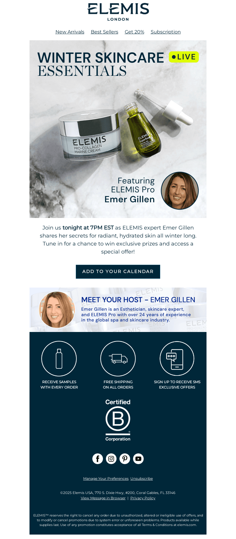 🎥 Tune In Tonight: Winter Skin Essentials Event! ❄️