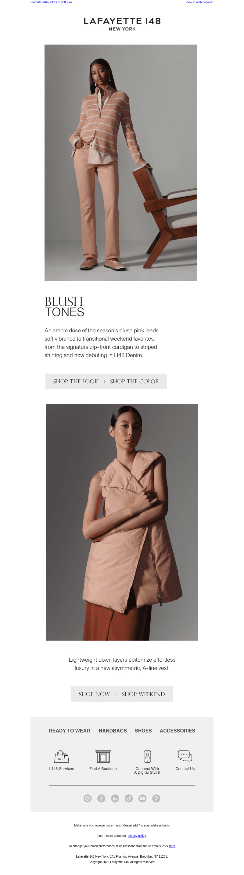 Weekend Palette: Blush Peach