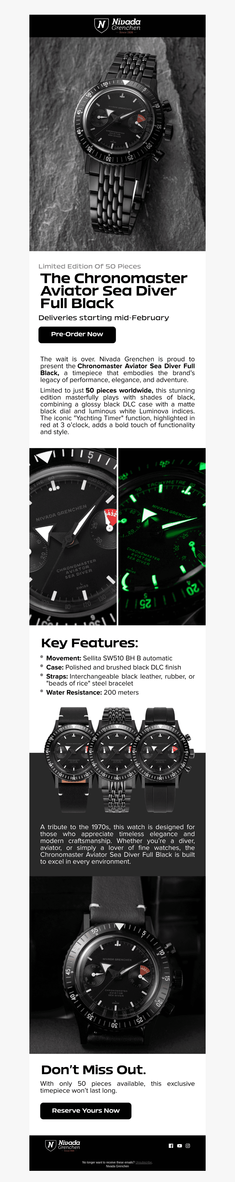 Chronomaster Full Black: Available Now!
