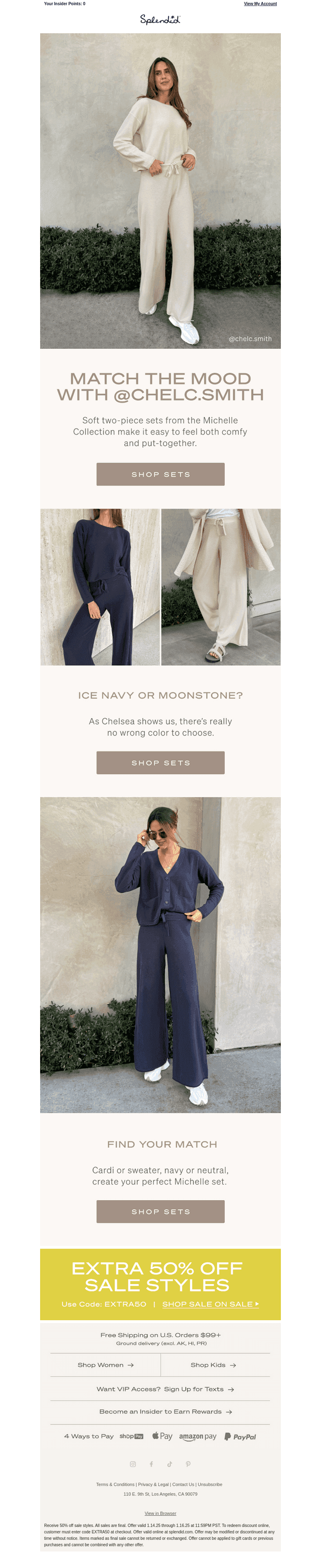Michelle Loungewear: Meet Your Match