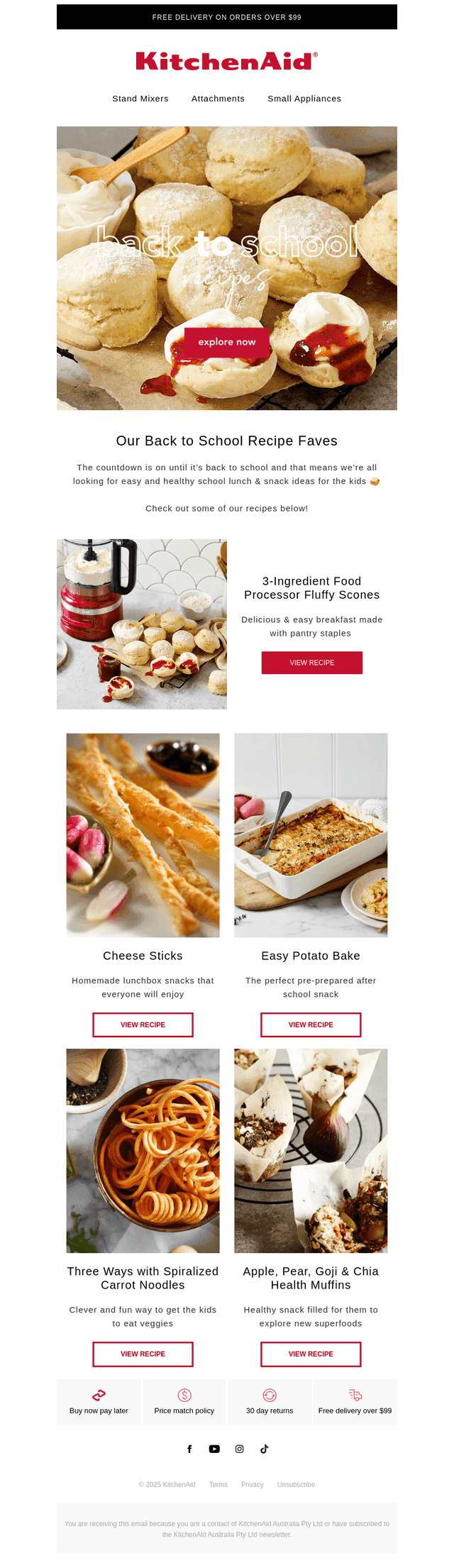 KitchenAid Australia & New Zealand email from Thu, Jan 16, 2025
