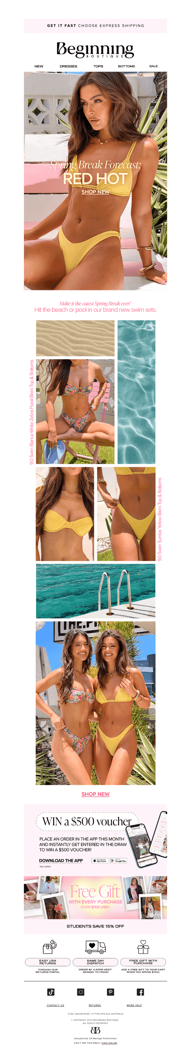 Spring Break’s Heating Up In New Swim ☀️🏖️