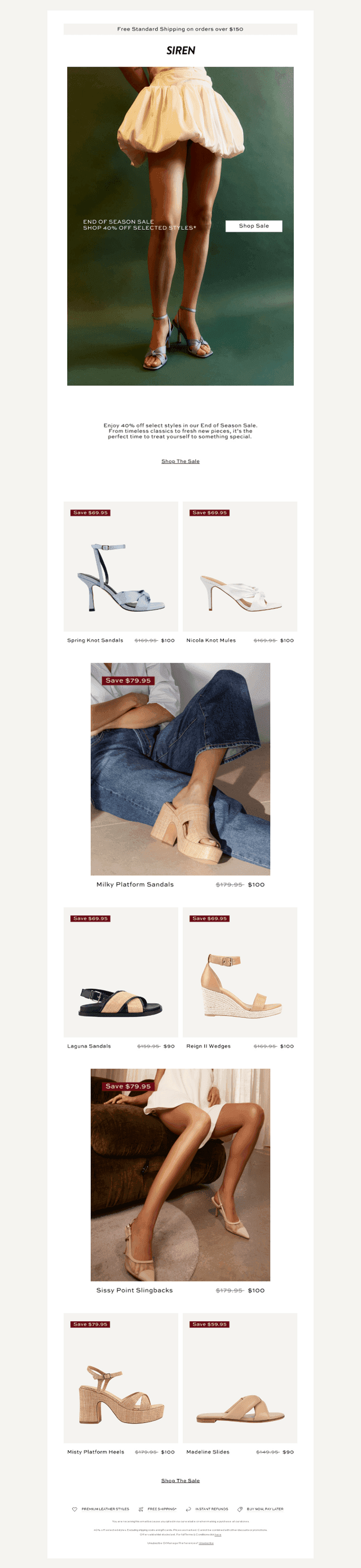 EOSS | 40% Off Selected Styles