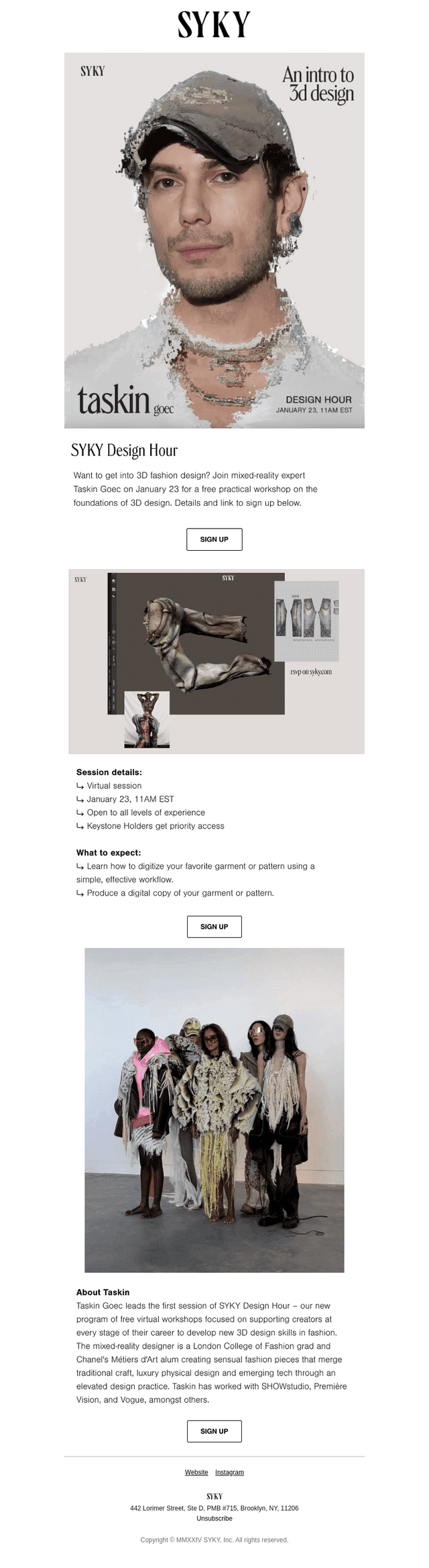Free workshop: An intro to 3D design