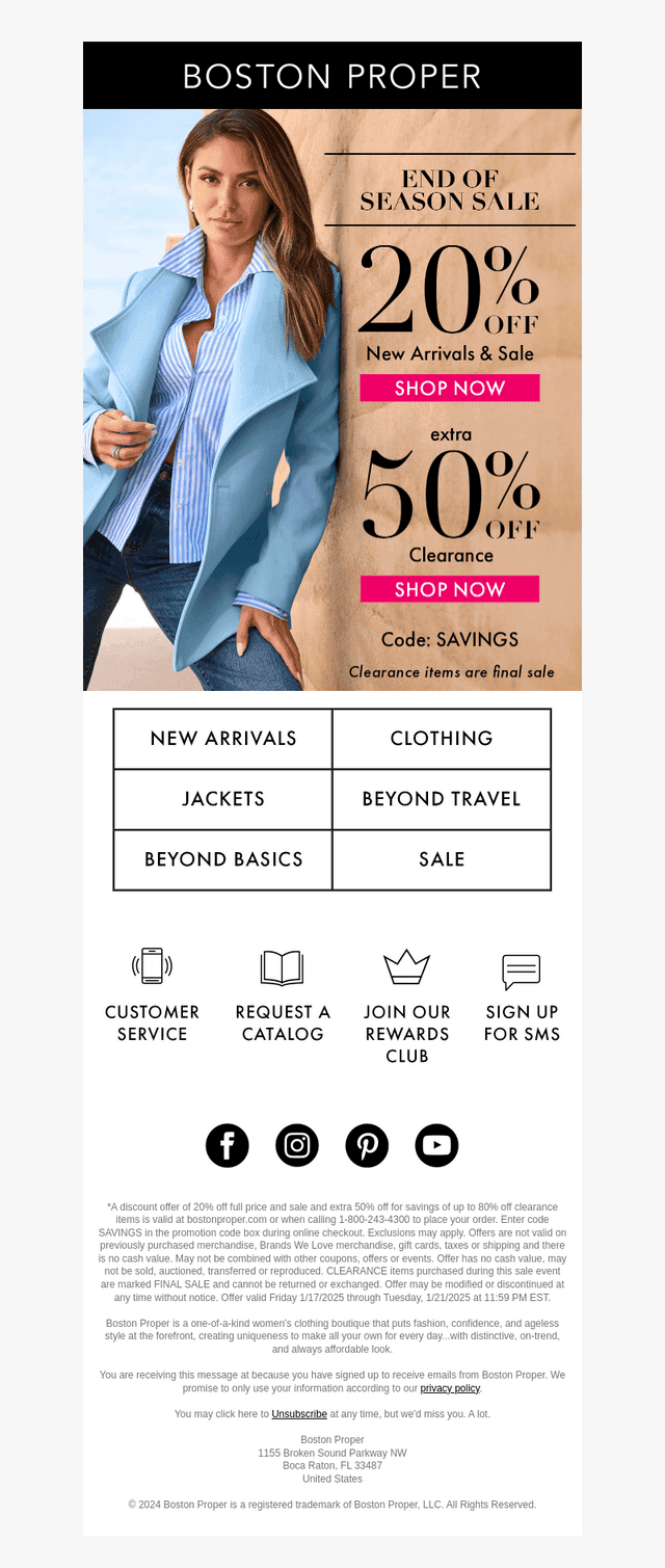 Just Added: 20% Off Full-Price Styles​